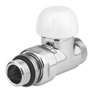 Zawór trójosiowy termostatyczny Terma, gwint zewnętrzny, Lewy - chrom - sanitbuy.pl