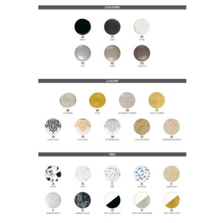 Umywalka nablatowa Scarabeo Moon 42x42cm biała- sanitbuy.pl