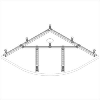 Sanplast stelaż do brodzika STS-072- sanitbuy.pl