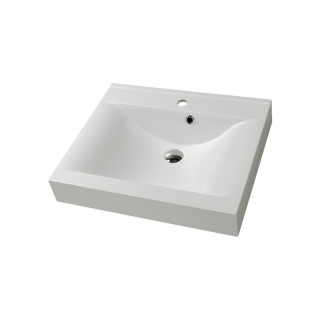 Umywalka Marmite Nadja 700, nablatowa, biała- sanitbuy.pl