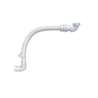 Syfon umywalkowy z rurą karbowaną Purus zestaw- sanitbuy.pl