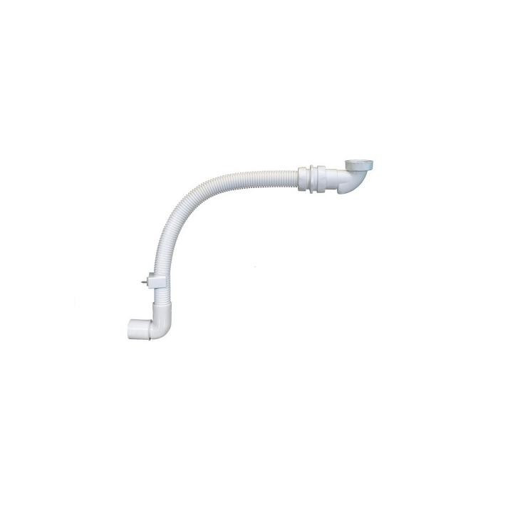 Syfon umywalkowy z rurą karbowaną Purus zestaw- sanitbuy.pl