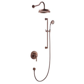 Zestaw podtynkowy natryskowy Omnires Armance miedż antyczna- sanitbuy.pl