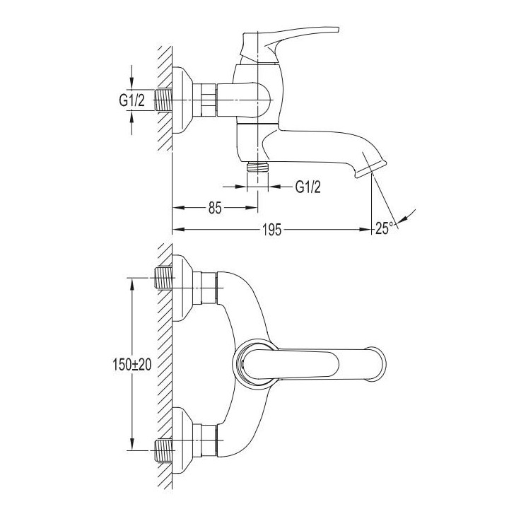 Bateria prysznicowa Omnires Art Deco miedź antyczna- sanitbuy.pl