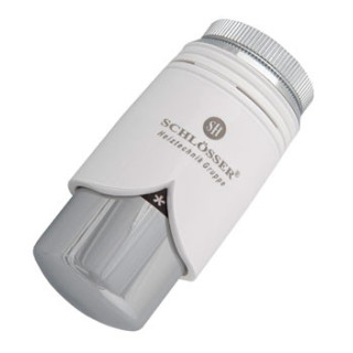 Głowica termostatyczna SCHLOSSER BRILLANT M30x1,5 biała-chrom- sanitbuy.pl