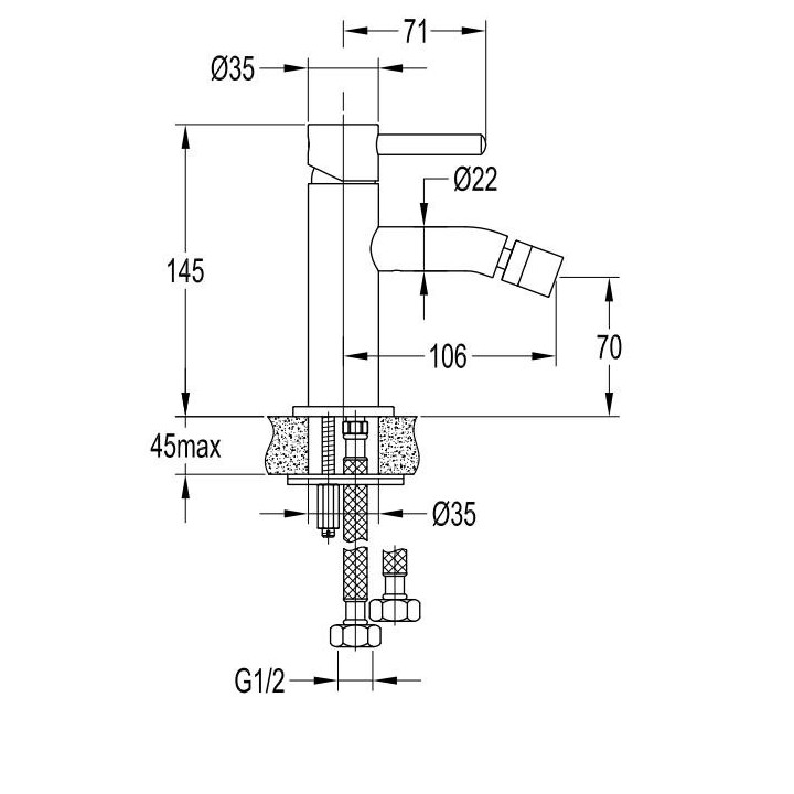 Regulator temperatury Omnires Y do baterii czasowej Y1217 chrom- sanitbuy.pl