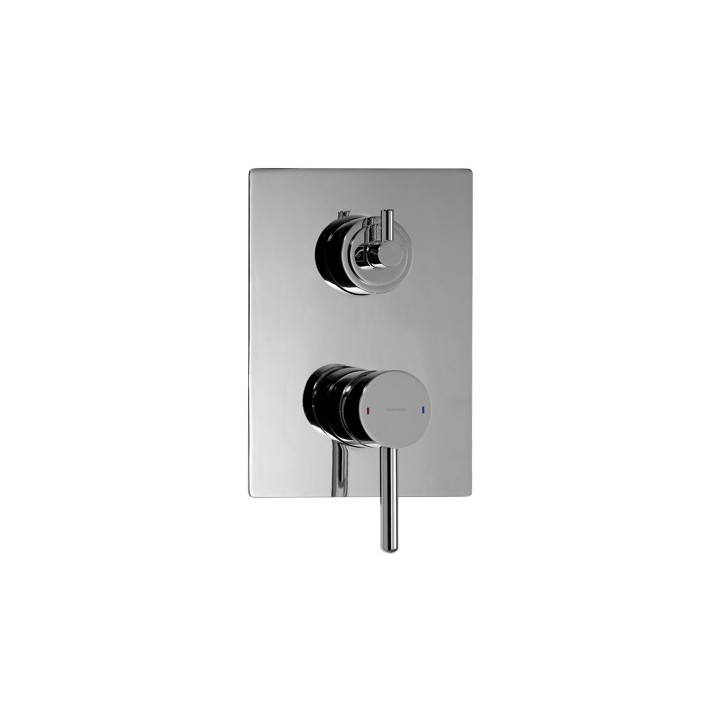 Bateria wannowa Omnires Y, termostatyczna, podtynkowa 2-drożna- sanitbuy.pl