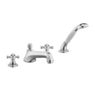 Bateria wannowa czterootworowa na brzeg wanny Kludi Adlon, chrom- sanitbuy.pl