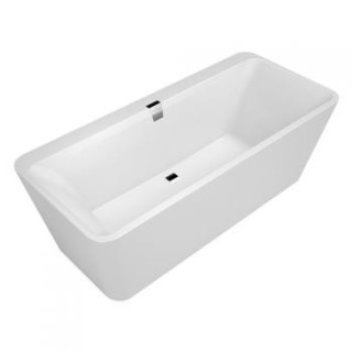 Wanna wolnostojąca Villeroy&Boch Squaro, 180x80 cm, system przelewowo-odpływowy, Weiss Alpin- sanitbuy.pl