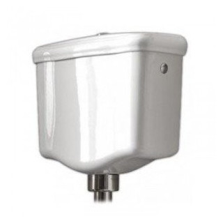 Spłuczka wisząca Kerasan Retro wysokozawieszana - biała- sanitbuy.pl