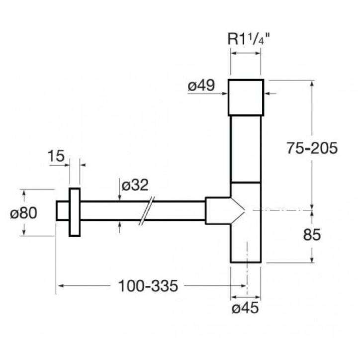 ROCA Totem Syfon ozdobny- sanitbuy.pl