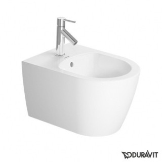 Bidet podwieszany Duravit ME by Starck Compact 37x48 cm, biały z powłoką WonderGliss - sanitbuy.pl