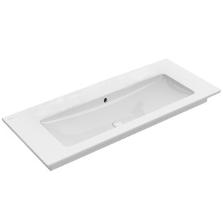 Umywalka mblowa Villeroy&Boch Venticello, 1200x500 mm, bez otworu na baterię, Weiss Alpin- sanitbuy.pl