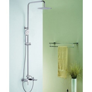 Zestaw wannowo-prysznicowy Blue Water Icona natynkowy, chrom - sanitbuy.pl