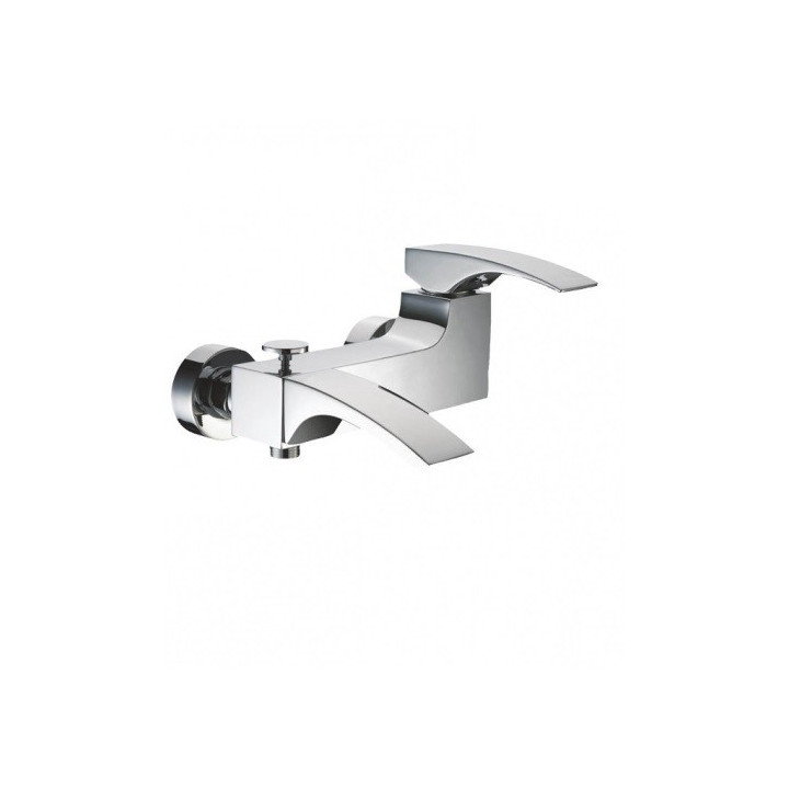 Bateria wannowa Blue Water Liwia Jednouchwytowa ścienna, chrom - sanitbuy.pl