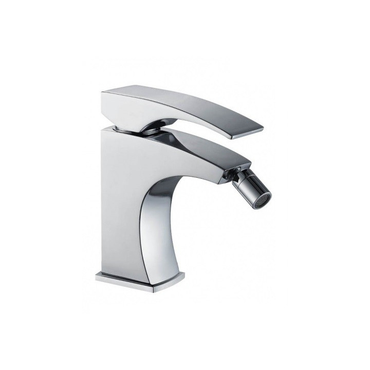 Bateria bidetowa Blue Water Liwia jednouchwytowa z korkiem automatycznym, chrom - sanitbuy.pl