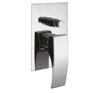 Bateria prysznicowa podtynkowa Blue Water Liwia jednouchwytowa z przełącznikiem, chrom- sanitbuy.pl