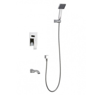 Zestaw wannowy podtynkowy Blue Water Liwia z wylewką i prysznicem, chrom- sanitbuy.pl