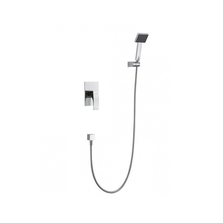 Zestaw prysznicowy podtynkowy Blue Water Liwia chrom - sanitbuy.pl