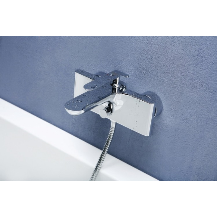 Art Platino Emira Jednouchwytowa bateria wannowa ścienna, chrom- sanitbuy.pl