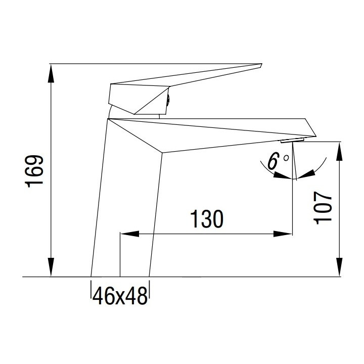 Bateria umywalkowa, Art Platino Rok jednouchwytowa chrom - sanitbuy.pl