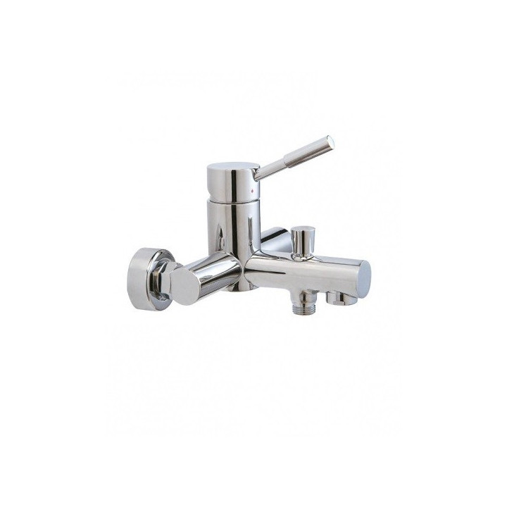 Bateria wannowa Blue Water Denver jednouchwytowa ścienna, chrom - sanitbuy.pl