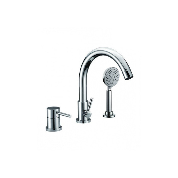 Bateria wannowa Blue Water Denver 3-otworowa, chrom- sanitbuy.pl