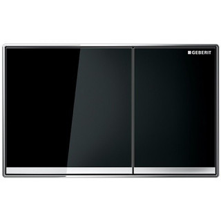 Przycisk spłukujący GEBERIT Sigma60 szkło czarne - sanitbuy.pl