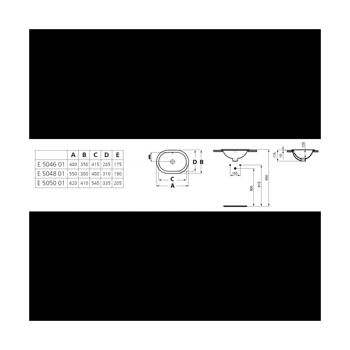 Umywalka wpuszczana w blat prostokątna Ideal Standard Strada 60 cm, biała- sanitbuy.pl