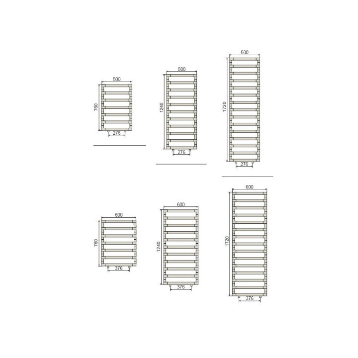 Grzejnik Irsap Dedalo 160x66 cm - kolor serii Special- sanitbuy.pl