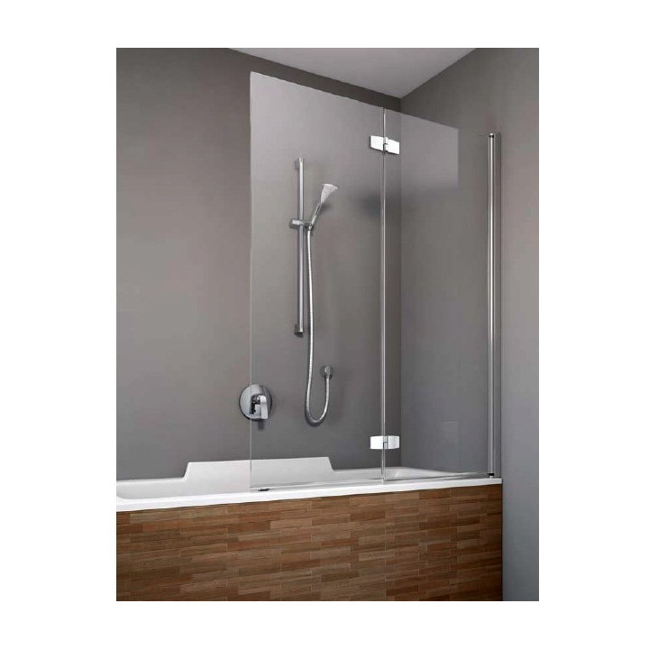 Parawan Radaway Fuenta New 2- częściowy 120 cm, szkło przeźroczyste- sanitbuy.pl