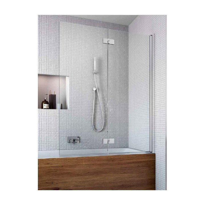 Parawan Radaway Essenza New 2- częściowy 100 cm, szkło przeźroczyste EasyClean- sanitbuy.pl