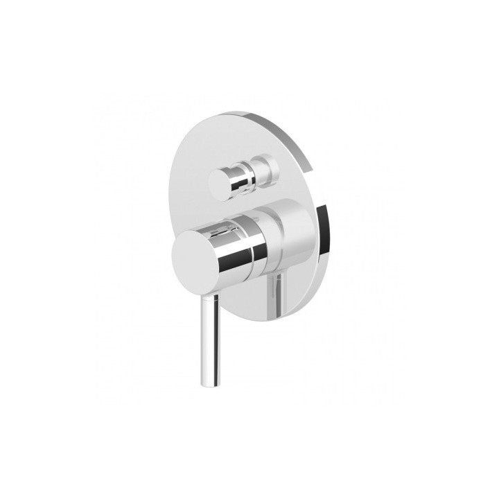 Bateria wannowo-prysznicowa podtynkowa, Zucchetti Pan czarna matowa, gofrowana 2-odbiorniki- sanitbuy.pl