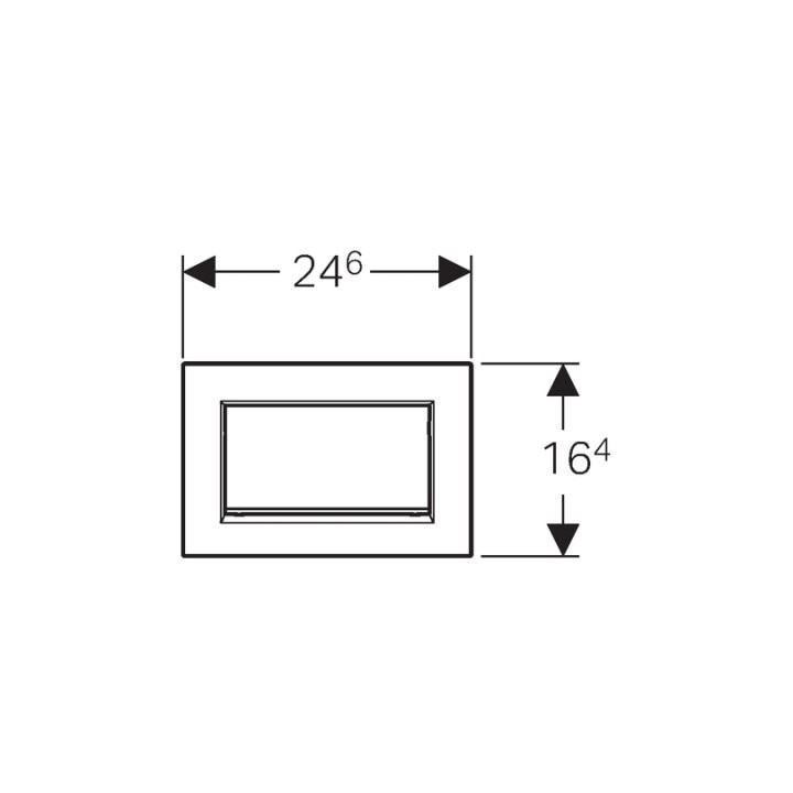 Przycisk spłukujący Geberit Sigma30 biały/chrom błyszczący/biały - sanitbuy.pl