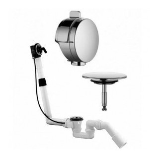 Kompletny syfon wannowy Kludi Rotexa z napełnieniem przez przelew- sanitbuy.pl