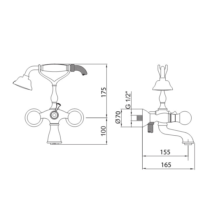 Bateria wannowa Giulini G. Odessa- sanitbuy.pl
