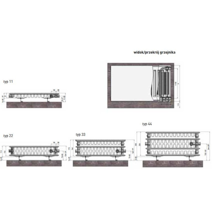 Grzejnik Purmo Plan Ventil Compact typ 22, 90x80 cm - biały- sanitbuy.pl