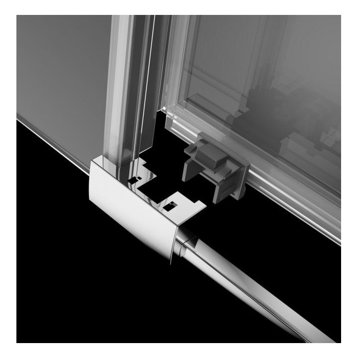 Kabina prysznicowa szkło przejrzyste chrom 80x80cm Radaway Idea KDD- sanitbuy.pl