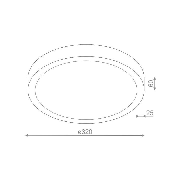 Oprawa natynkowa BLOS round 40 LED hermetic biały mat- sanitbuy.pl