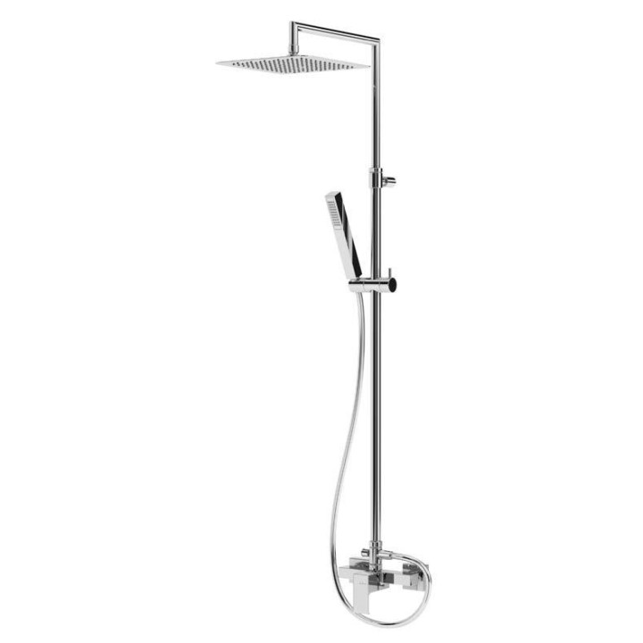 Zestaw natryskowy z baterią Bruma Linea deszczownica 30 cm, sunset- sanitbuy.pl