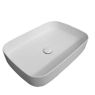 Umywalka Cielo Shui Comfort stawiana na blat, prostokątna, 60x40 cm, Brina- sanitbuy.pl