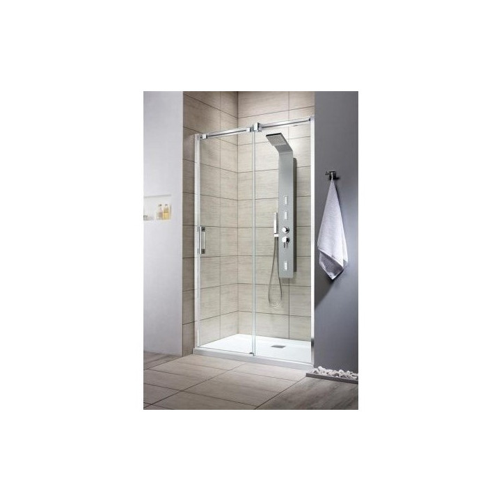 Espera DWJ Ścianka 550 Lewa Chrom/Przejrzyste+Espera Drzwi 595 Lewe Chrom/Przejrzyste- sanitbuy.pl