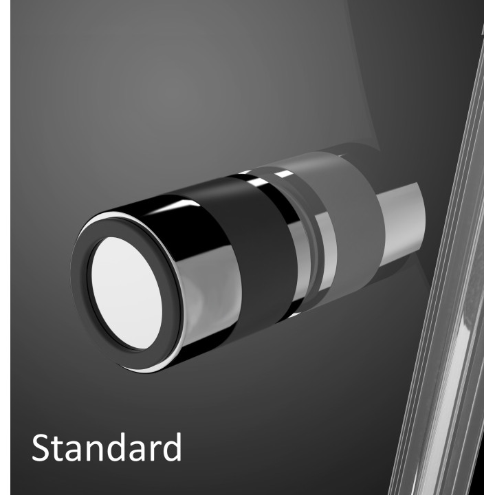 Drzwi prysznicowe Radaway Fuenta New DWB lewe 100 profil chrom, szkło przejrzyste- sanitbuy.pl