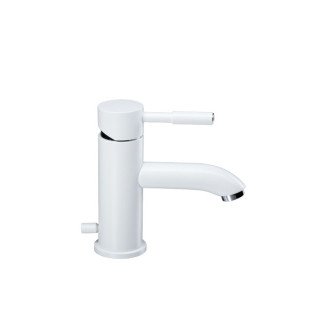 Bateria umywalkowa Valvex Vegane Nero jednouchwytowa z korkiem, czarna - sanitbuy.pl