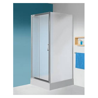 Ścianki dodatkowe SS0/TX5b Sanplast 75x190 cm profil biały, szyba wzór W15- sanitbuy.pl