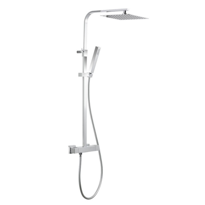 Zestaw prysznicowy NewForm z termostatem, chrom- sanitbuy.pl