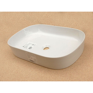 Umywalka 65x41x12.5 cm nablatowa biała Art Ceram Ghost- sanitbuy.pl