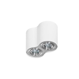 Lampa techniczna Azzardo Bross 2 White/Aluminium- sanitbuy.pl