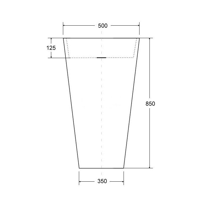 Umywalka Besco Vera wolnostojąca 40x50x85cm, biała- sanitbuy.pl