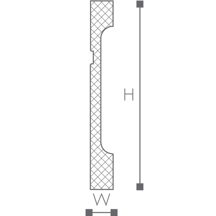 Listwa przypodłogowa NMC Wallstyl 150x18x2000- sanitbuy.pl